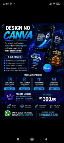 Design no Canva | Posts para Instagram | Artes Profissionais | São Luís MA