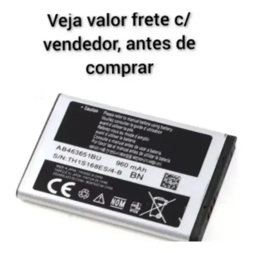 Bbateria modelo compatível AB463446BU para Celular