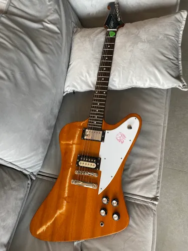 Guitarra epiphone firebird custom com caps EVH + Case