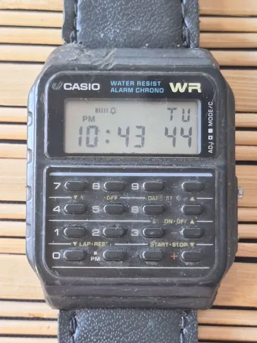 Relógio Casio CA-53W-1Z Vintage Calculator