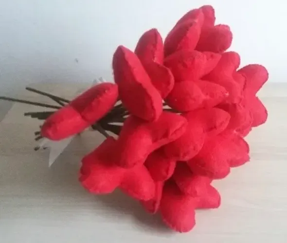 Coração para decoração de vitrine
