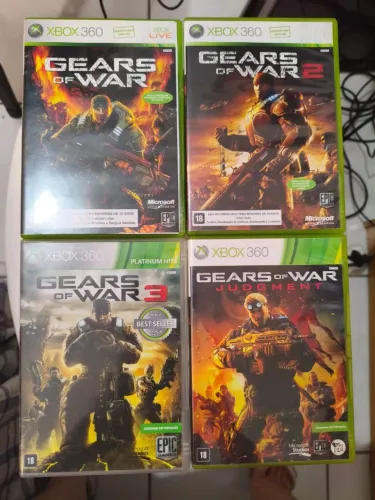 Coleção de jogos Gears of War XBoX