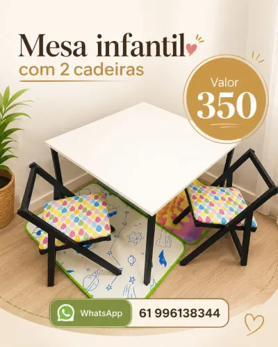 Kit Mesa infantil nova