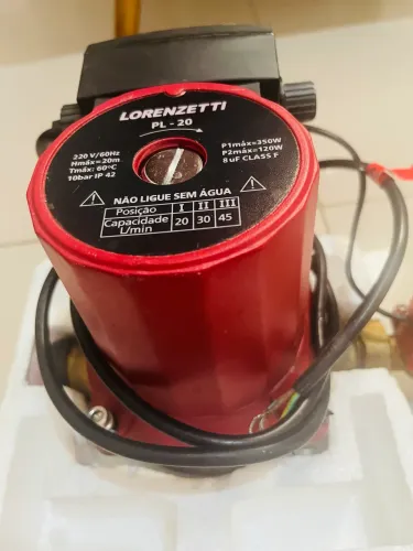 Vendo Pressurizador Lorenzetti PL20
