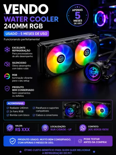 Water cooler tgt 240mm