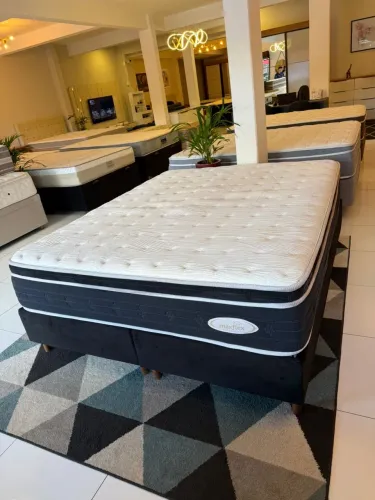 Colchão Queen MAXFLEX LÁTEX SEMINOVO TOP - Entrego!