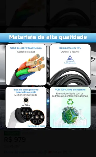 Carregador para carro elétrico