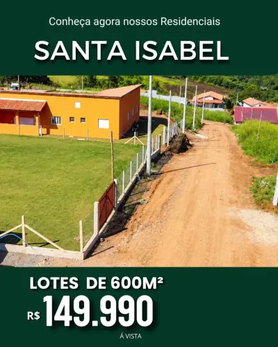 83SI- Santa Isabel: Oportunidade em 600m²