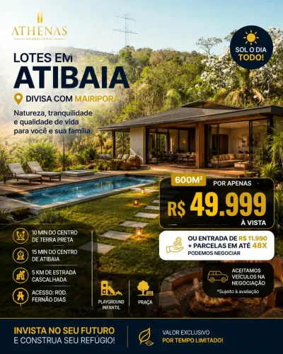 TERRENO COM CONDIÇÃO FACILITADA.