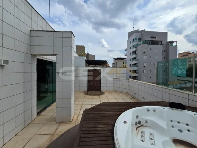 Cobertura com 4 quartos, espaço gourmet completo e 3 vagas no bairro Sidil.