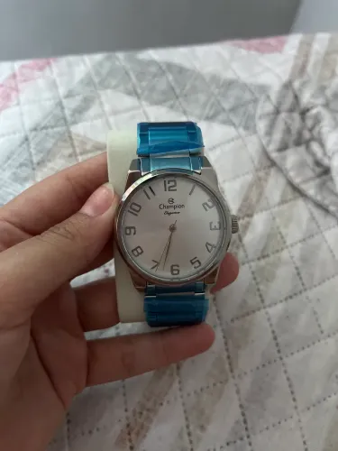 Relógio Champion Elegance prata - NOVO