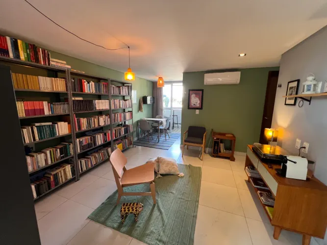 Flat Apartamento 1 quarto 45m2 Miramar posição Sul