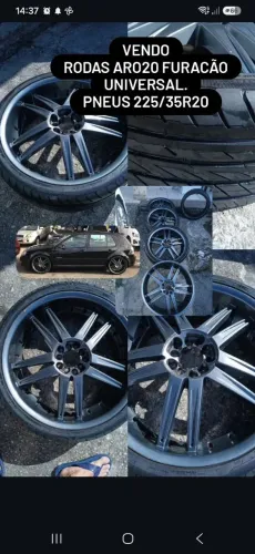 Rodas Aro20 com pneus