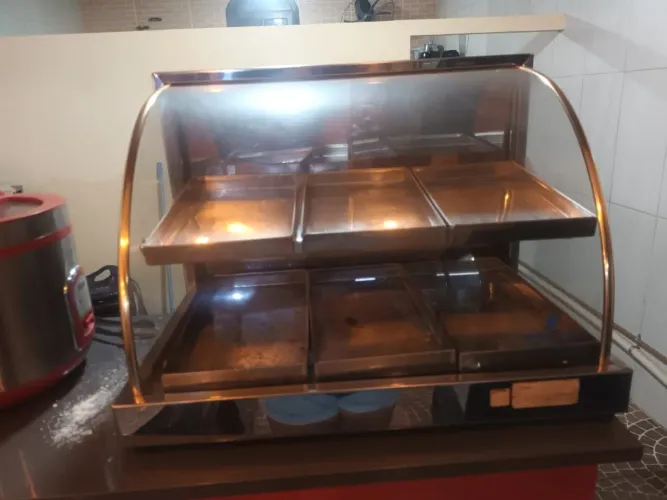 Estufa quente  para salgados