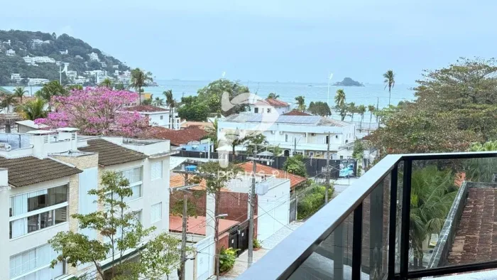Apartamento com vista para o mar, 3 dormitórios, Enseada, Guarujá