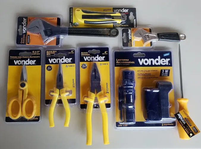 Kit VONDER com 8 PÇs