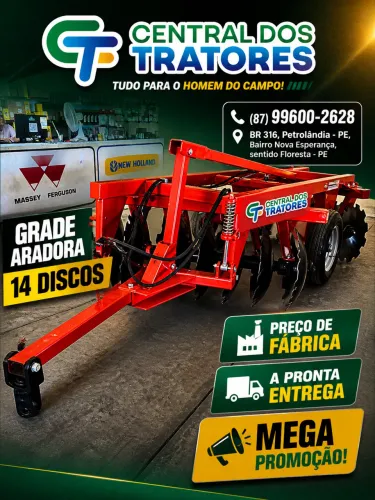 Grade Aradora 14 Discos 
