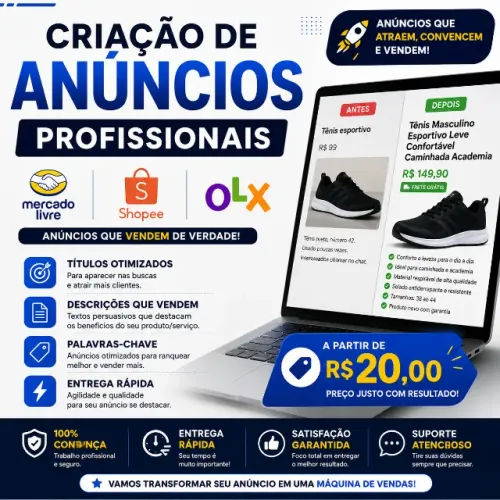Assistente de IA | Criação de anúncios | Currículos | Descrições | Edição de imagens