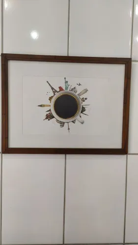 Quadros decorativos tema café