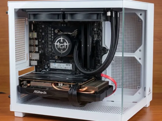 PC Gamer Branco - Ryzen 5 8500G + RX 6600 8GB | 16GB RAM | SSD 760GB