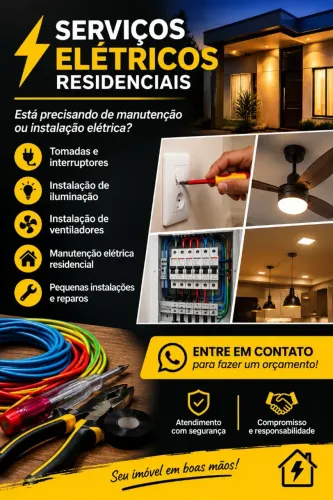 ? Eletricista Residencial - Instalações e Reparos Elétricos