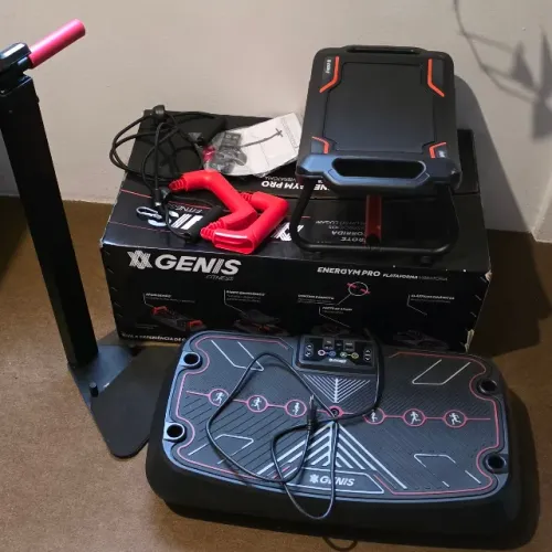 Plataforma Vibratória Genis - Energym Pro + Conjunto de Acessórios