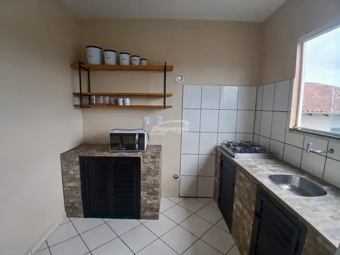 Kit net mobiliada disponível para locação no Bairro Fortaleza Blumenau
