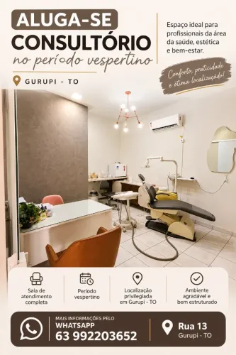 Aluguel de consultório odontológico