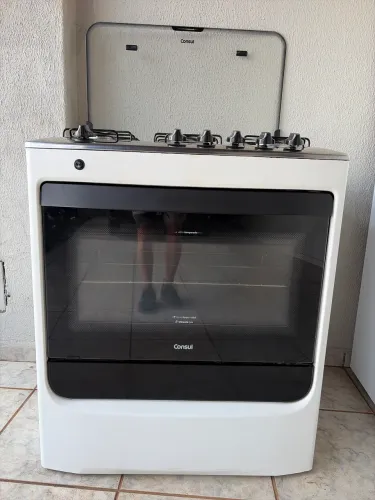 Fogão Elétrico Bivolt 5 Bocas Consul 110/220 volts