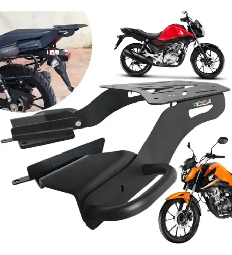 Bagageiro Suporte Bau Bauleto CG Fan/Titan/Start 160 Coyote (Entrega Grátis*)