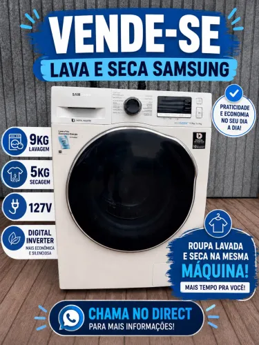 ? OPORTUNIDADE! LAVA E SECA SAMSUNG 9KG / 5KG ?