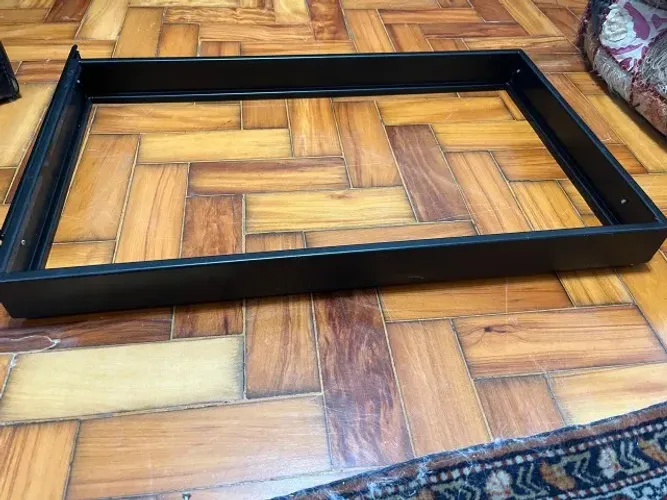 conjunto de 4 Quadros Metálicos para Pasta Suspensa de Arquivo - Preto - Excelente Estado