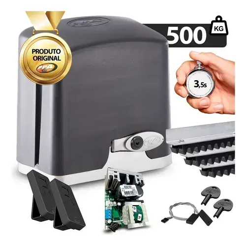 motor portao ppa jetflex 500kg o melhor para residencia super veloz instalado em 10x99,00