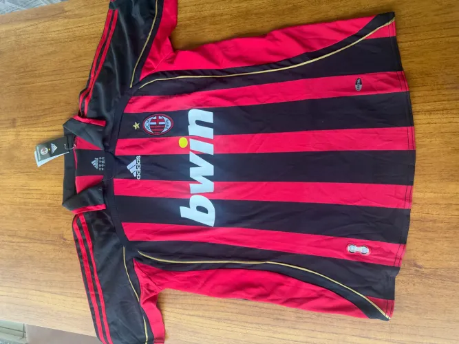 Camiseta Retrô Milan temporada 2006/07 Adidas Bwin
