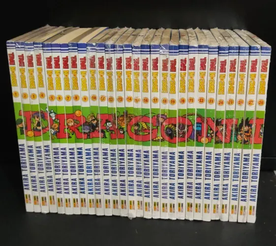 Coleção Mangás do anime Dragonball vol 01 ao 28 LACRADOS*