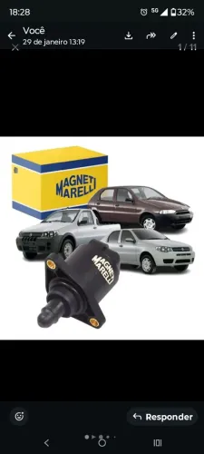 Atuador de macha lenta palio 1.0