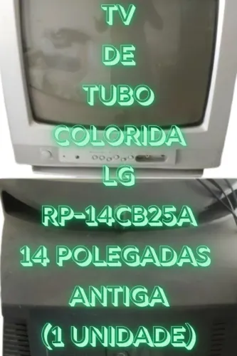 TV LG 14 Polegadas Antiga