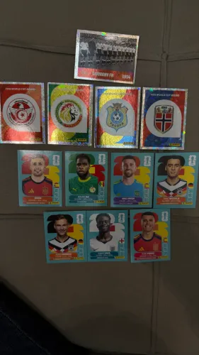 LOTE FIGURINHAS PANINI COPA 2026 + RARA GERMANY FR 1954
