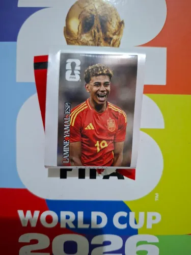 Figurinha Coca-Cola Copa do Mundo 2026 Panini - Lamine Yamal (Espanha)