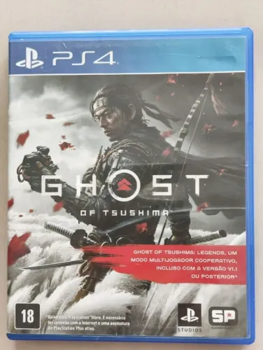 Jogo PS4 Ghost Of Tsushima - Mídia Física - Impecável