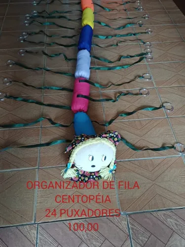 ORGANIZADOR DE FILA.         CENTOPÉIA.   24 PUXADORES  