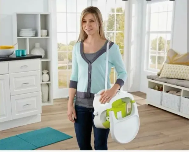 Cadeirinha de alimentação portátil e dobravel Fisher Price Booster 2 em 1 Sup. Até 23kg