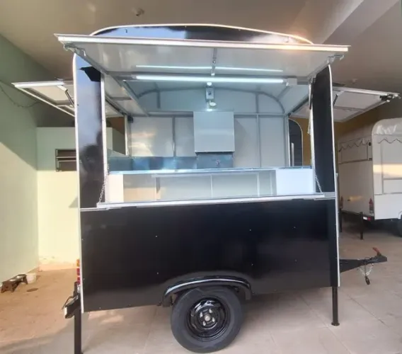Trailer Pronta Entrega. Lanches, salgados, doces, churros, crepes, café etc. 0km. Novo