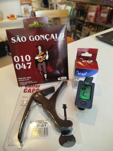 Kit violão aço