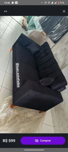 Vendo sofá sofisticado macio 