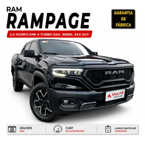 Ram Rampage Rebel Hurr.4 2.0 TB CD 4X4 AUT 2025