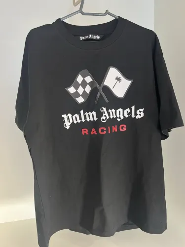 Camiseta Palm Angels Racing Premium Preta - Oversized | Nova