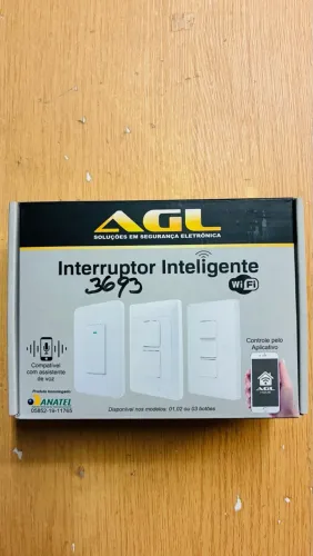 Interruptor De Luz Inteligente Wifi Agl 1 Botão