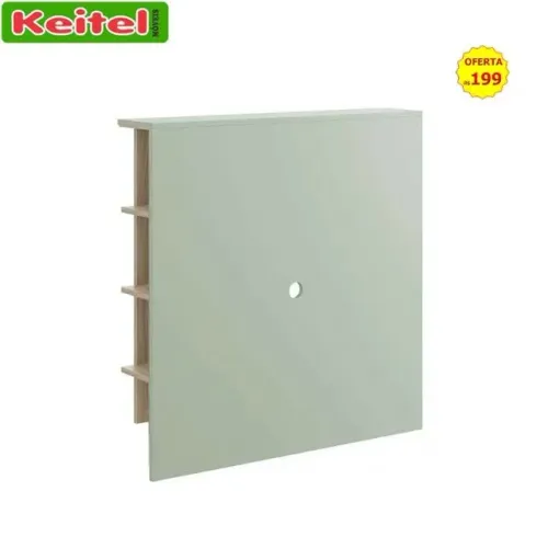 Painel P/ Tv Aurora Com Nicho Lateral Cor Verde / Nature - 1002