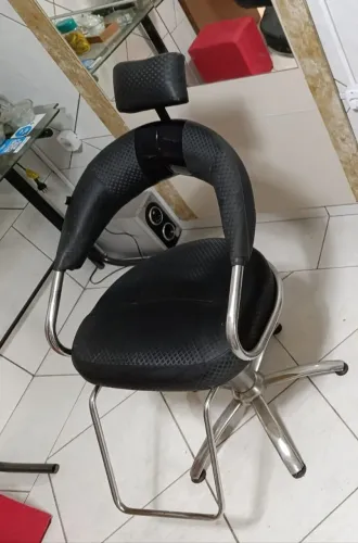 Cadeira hidráulica cabeleleiro